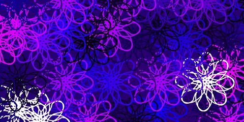 Light Purple vector backdrop with curves.
