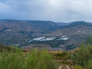 Fototapeta premium village in the Sierra Nevada mountains (Spain) 