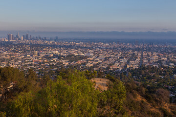 View of Los Angeles, Hollywood, California, USA.