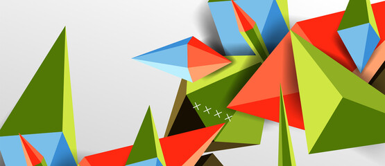 Trendy simple triangle abstract background, dynamic motion concept. Vector Illustration For Wallpaper, Banner, Background, Card, Book Illustration, landing page