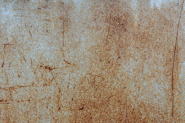 Rusty metal texture for the background. Close up.