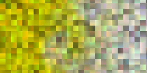 Light Red, Yellow vector template with rectangles.