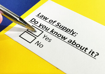 Obraz premium Questionnaire