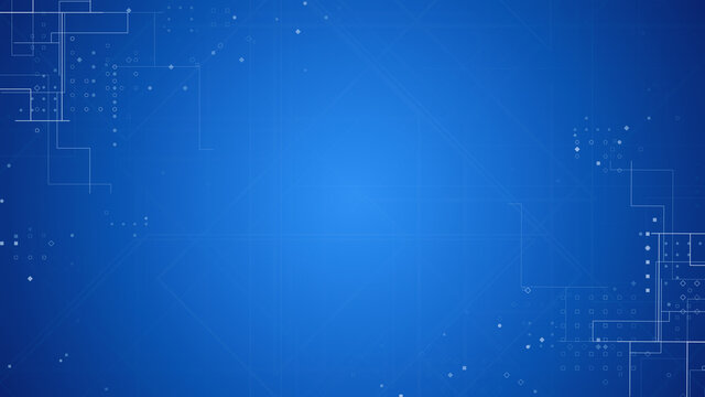 Technology Grid poster , poster, banner, blue background  ilustración de Stock | Adobe Stock