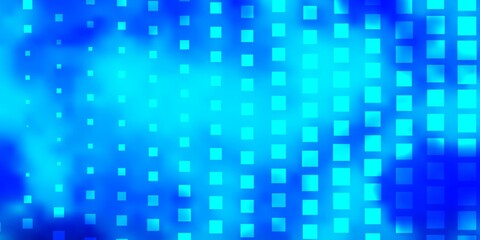 Light BLUE vector background with rectangles. Abstract gradient illustration with rectangles. Template for cellphones.
