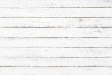Obraz na płótnie Canvas White rustic wood wall texture background