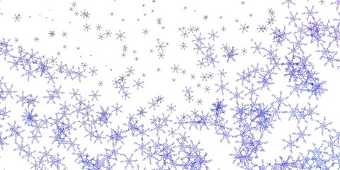 Light Pink, Blue vector texture with curves.