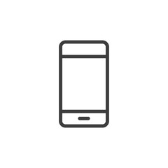 Smartphone icon on white background.
