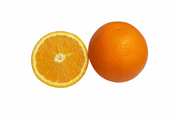 orange isolated on white background