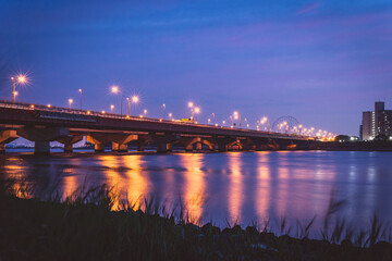 Naklejka premium 夜景