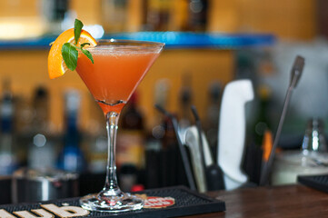cocktail in the bar
