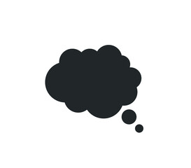 Bubble speech  icon. Bubble talk icon. Cloud icon. Cloud chat vector design. 