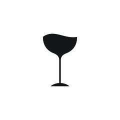wine glass icon vector sign symbol isolated