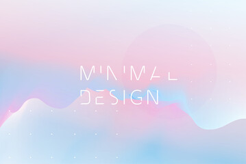 Colorful motion wave abstract vector background. Design template