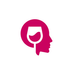 Wine Head Logo.