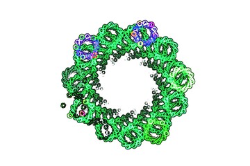 circle of green beads