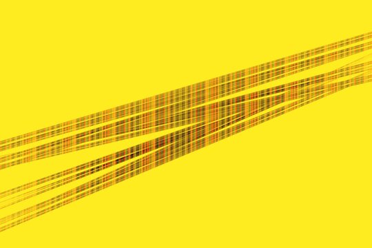 Striped Lines, Yellow Music Background. Abstract Background For Design.