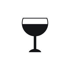 wine glass icon vector sign symbol