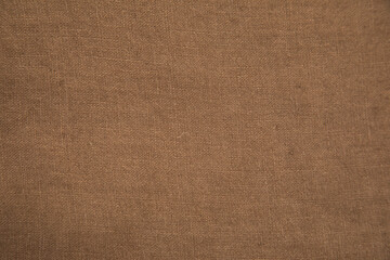 Fototapeta na wymiar brown fabric texture close up