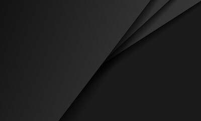 Fototapety  minimal black background, simple and clean dark wallpaper, dark futuristic deep background.