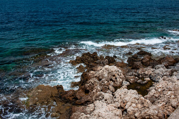 huge rock on the coast