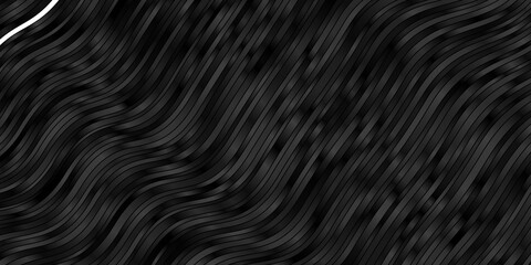 Light Blue, Green vector background with wry lines. Illustration in halftone style with gradient curves. Pattern for commercials, ads.