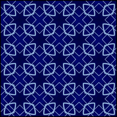 seamless pattern with blue tiles
