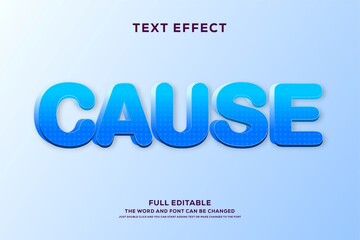 3d bold text style with blue gradient and texture effect