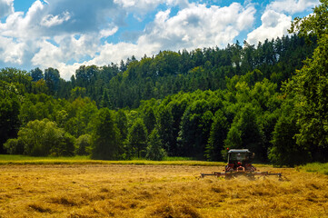 The perfect weather for making hay