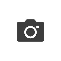 Camera icon on white background