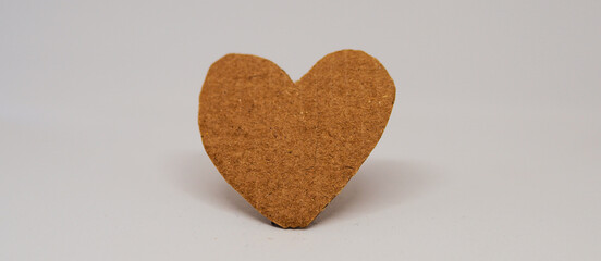 Cardboard heart, heart