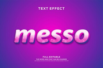 Fototapeta premium Modern styled 3d font effect