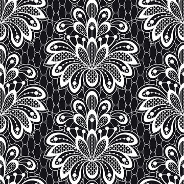 Ethnic Vector Jewelry Lace  Seamless Pattern