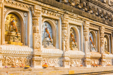 Mahabodhi temple, Bodh Gaya, India. The site where Gautam Buddha attained enlightenment.