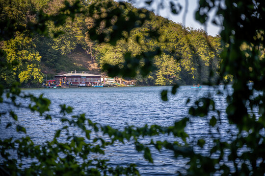 A boathouse in the Feldberg lake district.