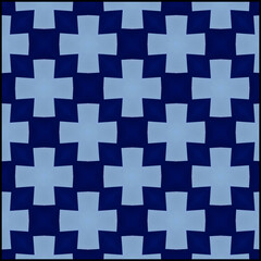 blue checkered flag