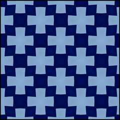 Fototapeta premium blue checkered flag