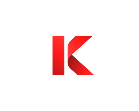 Letter K logo icon design template elements