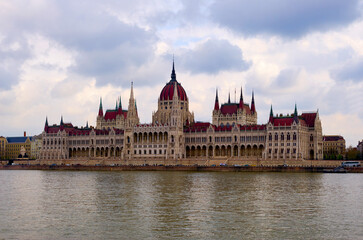 Fototapeta premium View on the building of Hungarian Parliament