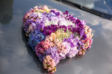 beautiful flower decoration for special event in restaurant