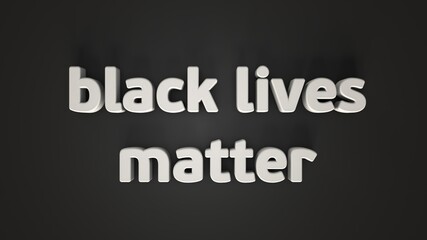 inscription black lives matter