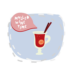 Mulled wine time. Card template