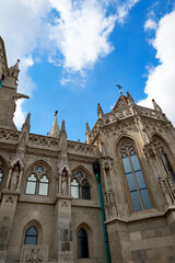 Fototapeta premium View on Matthias church in the Buda castle, Budapest