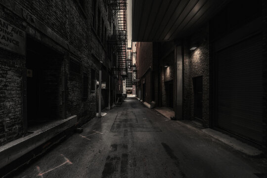 Empty Alley Chicago