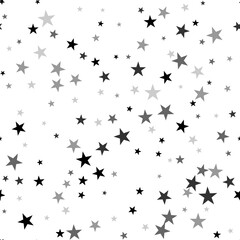 Scandinavian seamless pattern with stars.