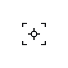 Capture icon design isolated on white background