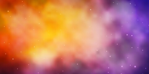 Light Blue, Yellow vector texture with beautiful stars. Colorful illustration in abstract style with gradient stars. Pattern for wrapping gifts.