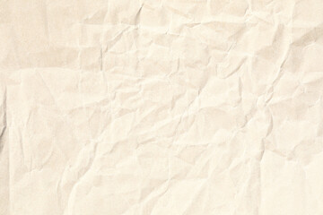 Crumpled brown paper background texture