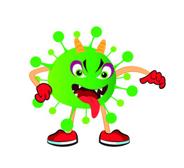 vector illustration of corona virus/covid-19 outbreak