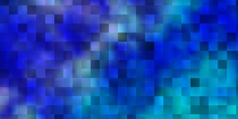 Light Pink, Blue vector pattern in square style.